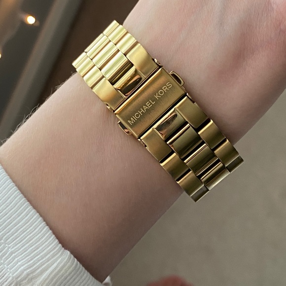 Michael Kors MK5055 Runway Chronograph Gold Watch - Picture 9 of 12